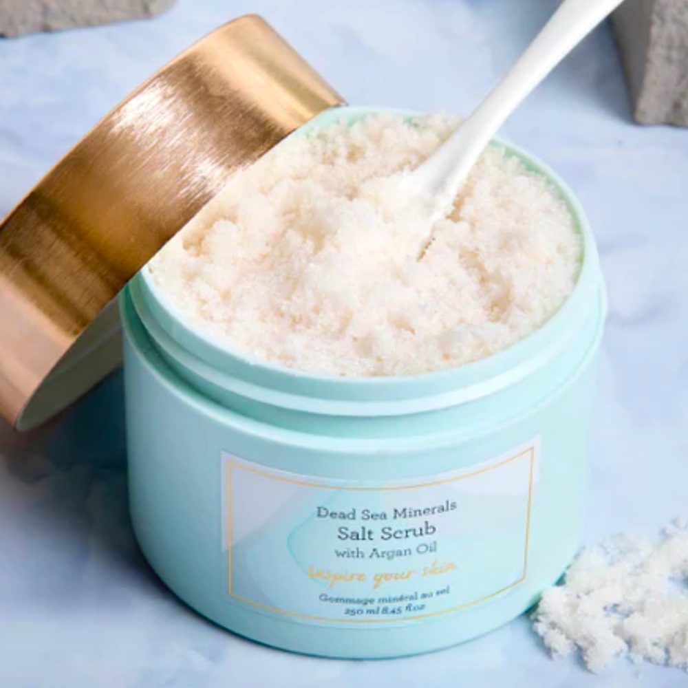 Laline Salt Scrub + Body Lotion Set